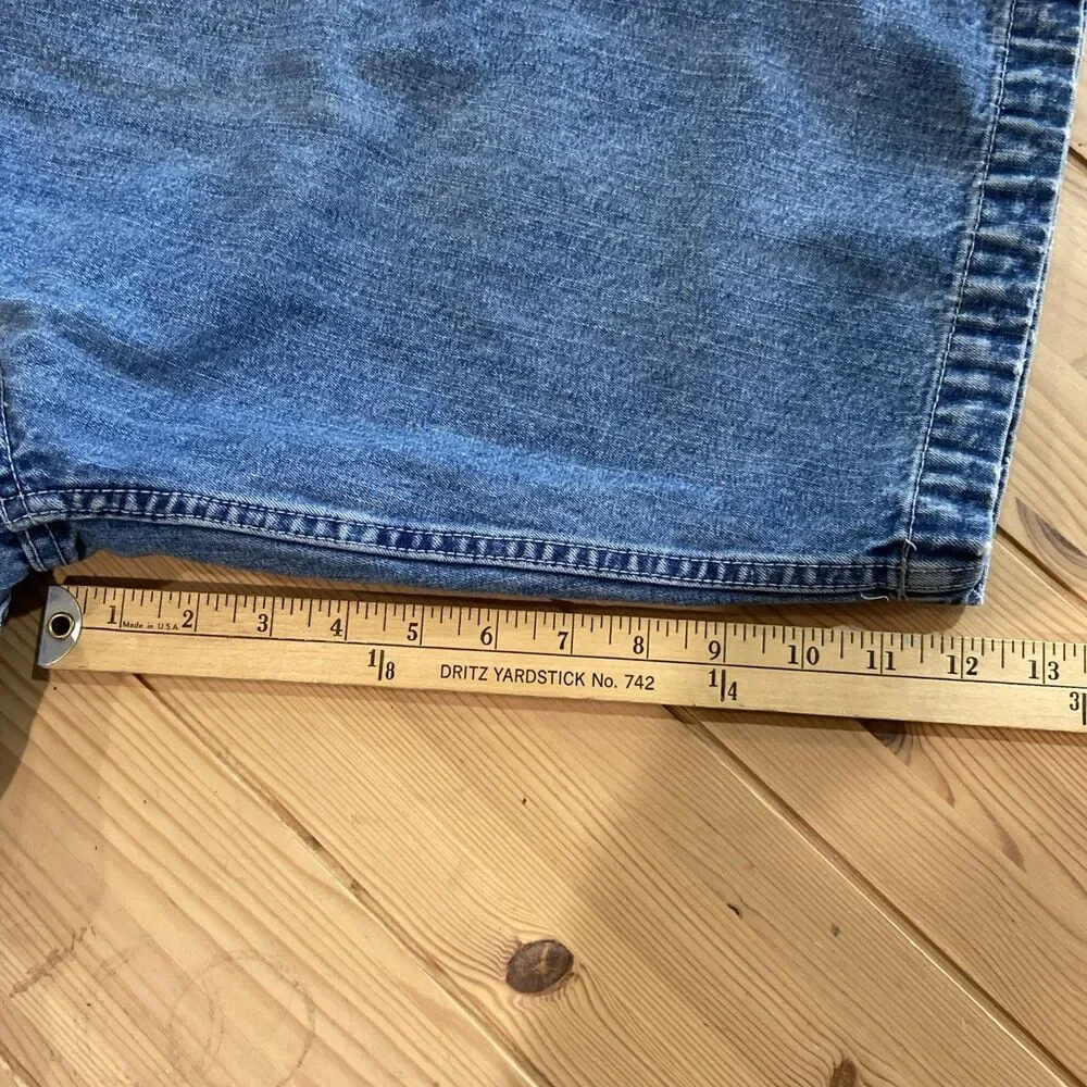 Vintage Paco Jeans Shorts Mens 33 Denim Jorts Blue Y2K Hip Hop Baggy